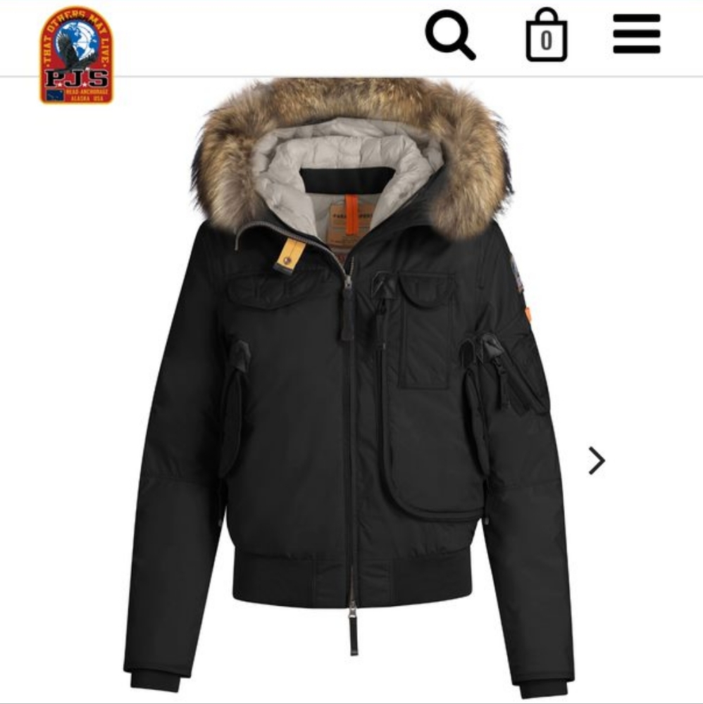 Down-filled bomber jacket
